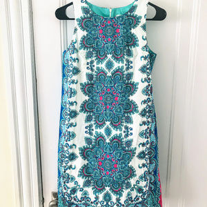 London Times Women's Sleeveless Cotton dress